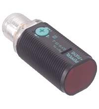 Pepperl&plus;Fuchs Photoelectric Sensor; Retro; 18mm Barrel - Short; 6.5m Range; 10-30VDC; NPN; Dark Operate; M12 QD